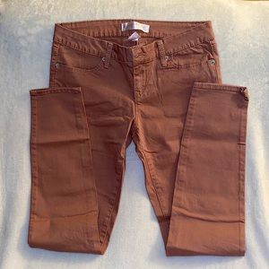 Rose Gold Skinny Jeans